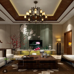 3D66 2017 Chinese Style Living Room 2285 234 
