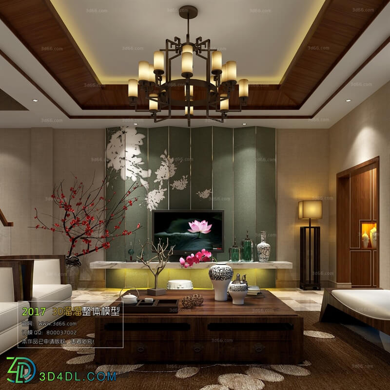 3D66 2017 Chinese Style Living Room 2285 234