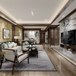 3D66 2017 Chinese Style Living Room 2288 237 