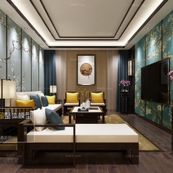 3D66 2017 Chinese Style Living Room 2294 243 