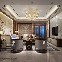 3D66 2017 Chinese Style Living Room 2304 253 