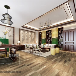 3D66 2017 Chinese Style Living Room 2307 256 