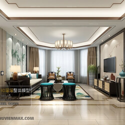 3D66 2017 Chinese Style Living Room 2310 259 