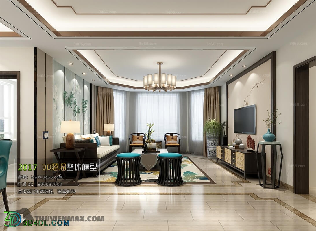 3D66 2017 Chinese Style Living Room 2310 259