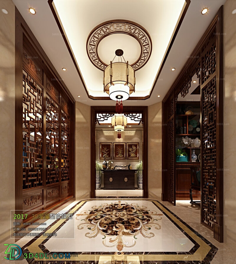 3D66 2017 Chinese Style Lobby 3024 025
