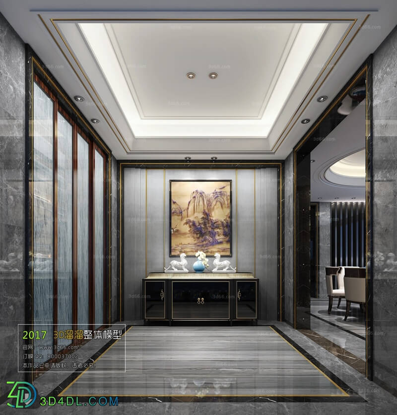 3D66 2017 Chinese Style Lobby 3025 026