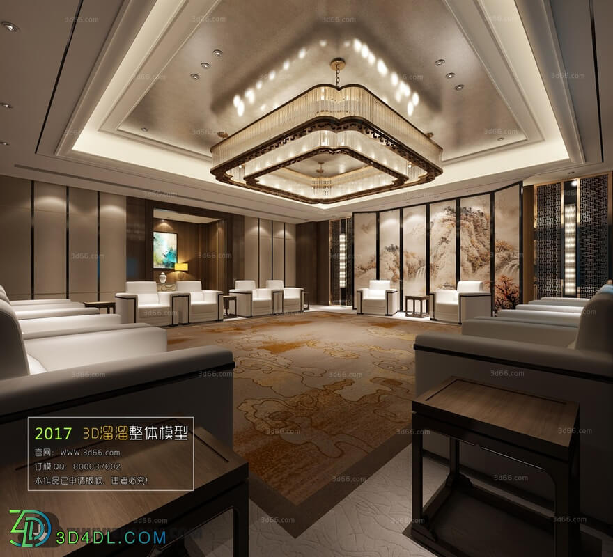 3D66 2017 Chinese Style Office 3392 092