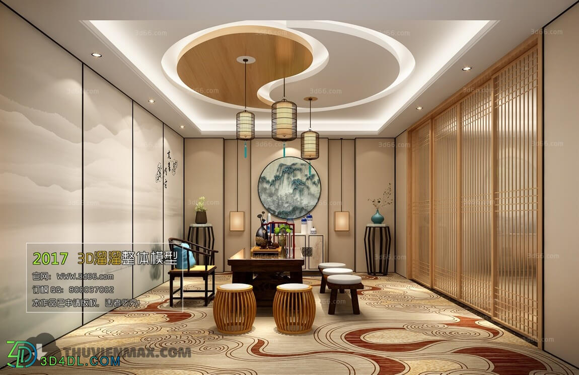 3D66 2017 Chinese Style Office 3403 103