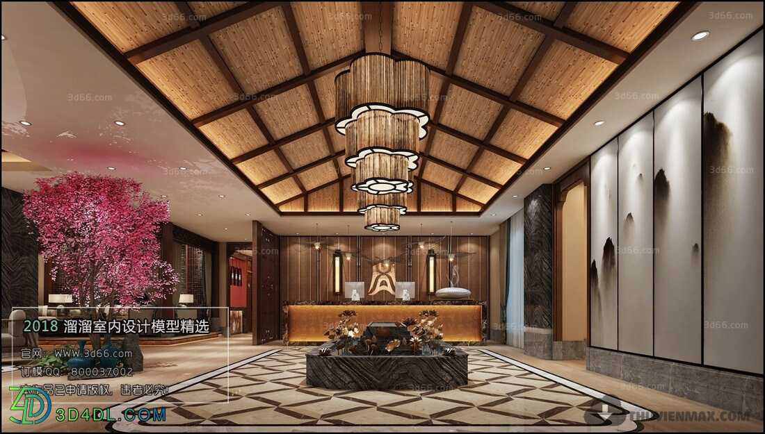 3D66 2017 Chinese Style Reception Hall 26259 C001