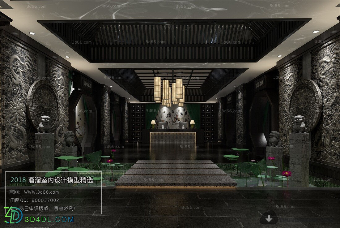 3D66 2017 Chinese Style Reception Hall 26264 C006