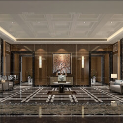 3D66 2017 Chinese Style Reception Hall 3107 055 