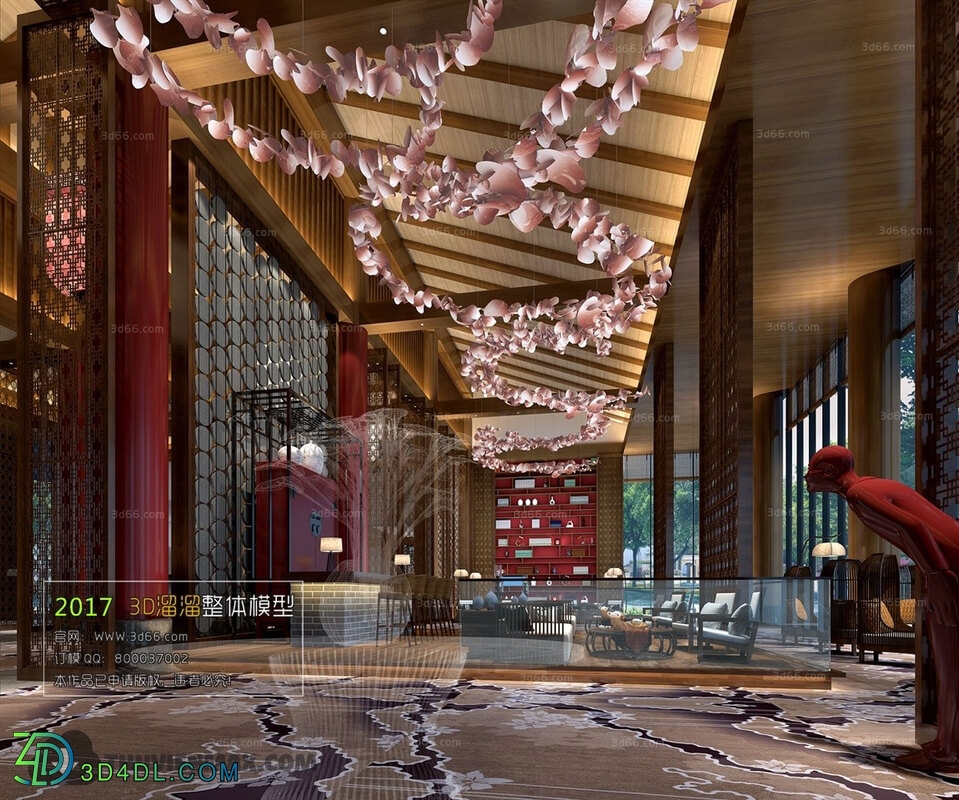 3D66 2017 Chinese Style Reception Hall 3121 069