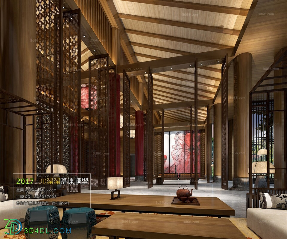 3D66 2017 Chinese Style Reception Hall 3121 069