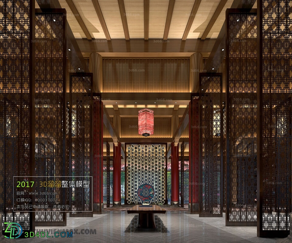 3D66 2017 Chinese Style Reception Hall 3121 069