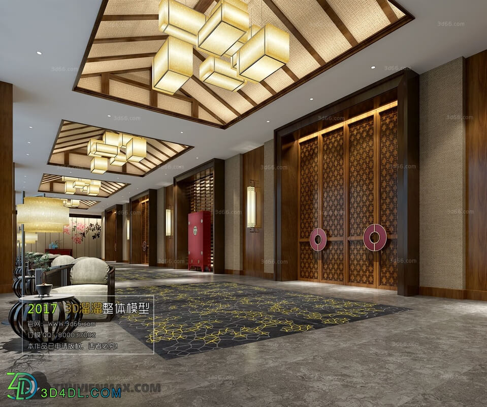 3D66 2017 Chinese Style Reception Hall 3123 071