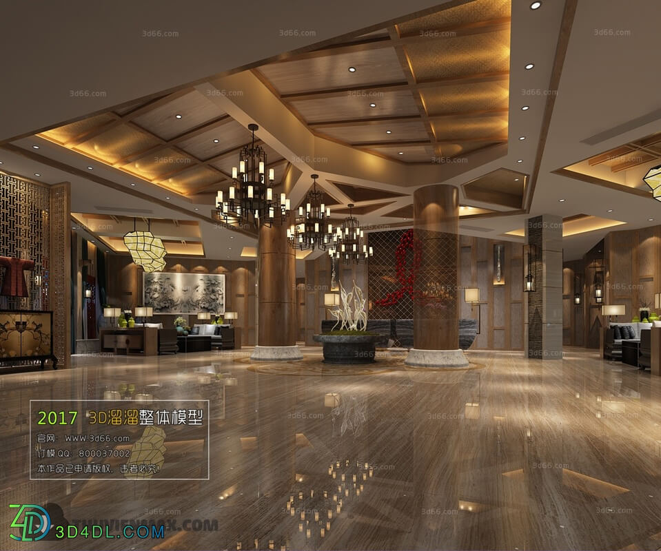 3D66 2017 Chinese Style Reception Hall 3126 074