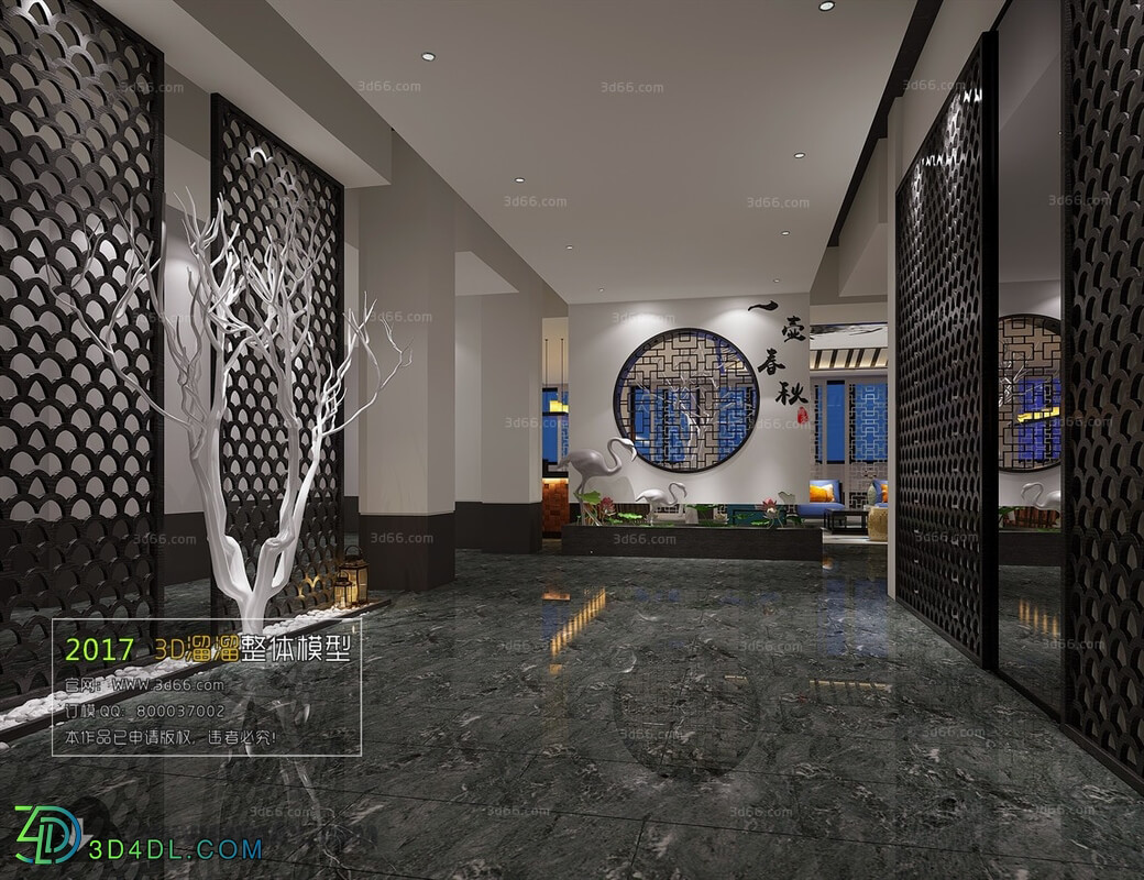 3D66 2017 Chinese Style Reception Hall 3128 076