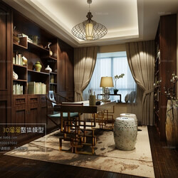 3D66 2017 Chinese Style Study Room 2890 019 