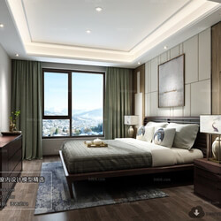 3D66 2018 Chinese Style Bedroom 25965 C005 