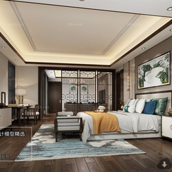 3D66 2018 Chinese Style Bedroom 25968 C008 