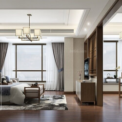 3D66 2018 Chinese Style Bedroom 25969 C009 