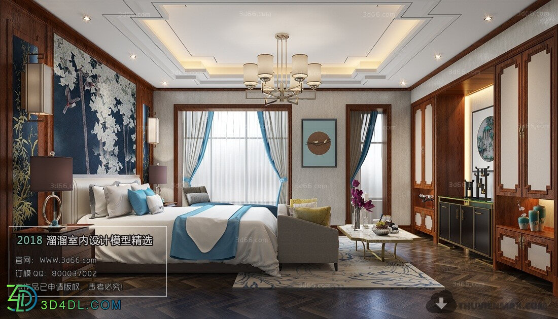 3D66 2018 Chinese Style Bedroom 25971 C011