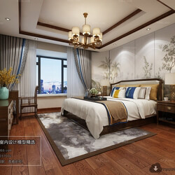 3D66 2018 Chinese Style Bedroom 25975 C015 