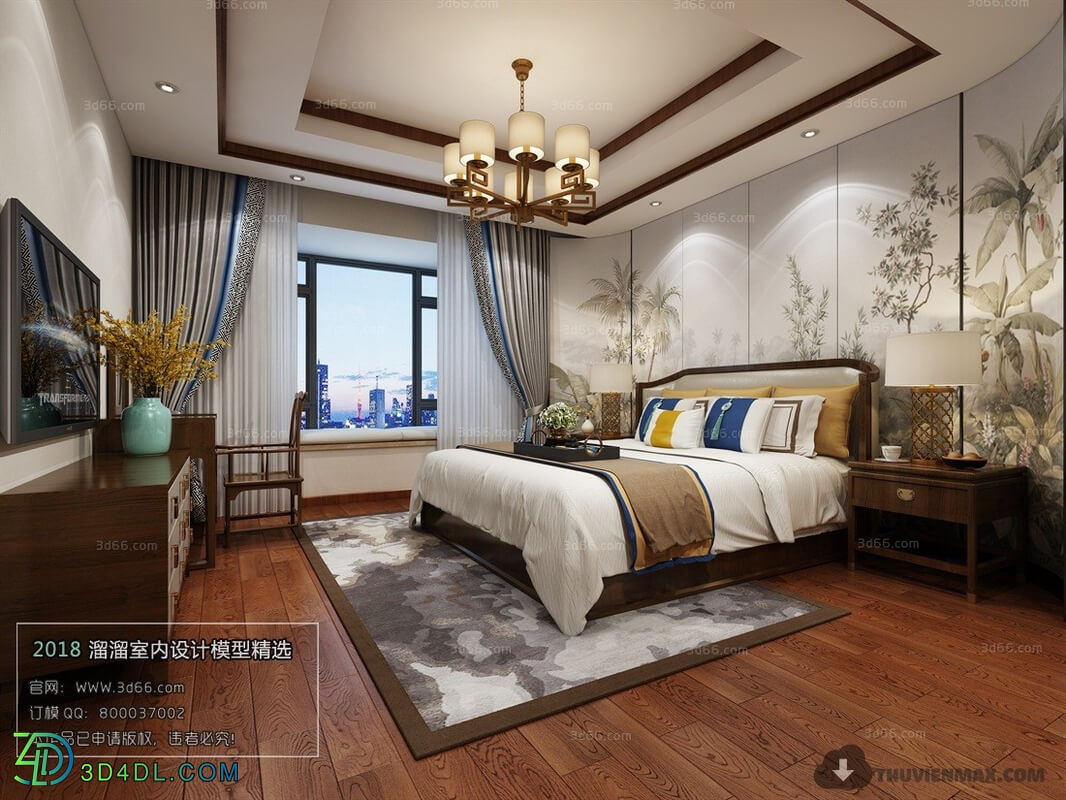 3D66 2018 Chinese Style Bedroom 25975 C015