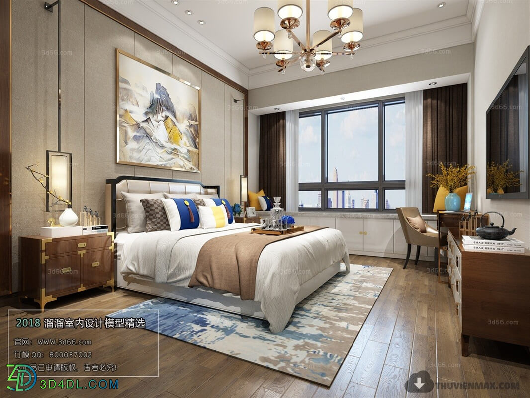 3D66 2018 Chinese Style Bedroom 25979 C019