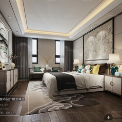 3D66 2018 Chinese Style Bedroom 25985 C025 