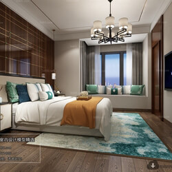 3D66 2018 Chinese Style Bedroom 25994 C034 