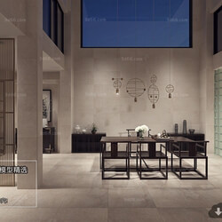 3D66 2018 Chinese Style Kitchen dining Room 25818 C007 