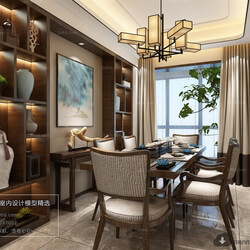 3D66 2018 Chinese Style Kitchen dining Room 25829 C018 