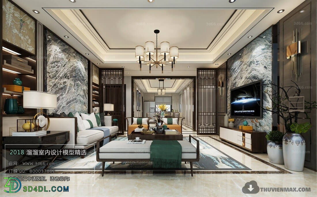 3D66 2018 Chinese Style Living Room 25644 C015