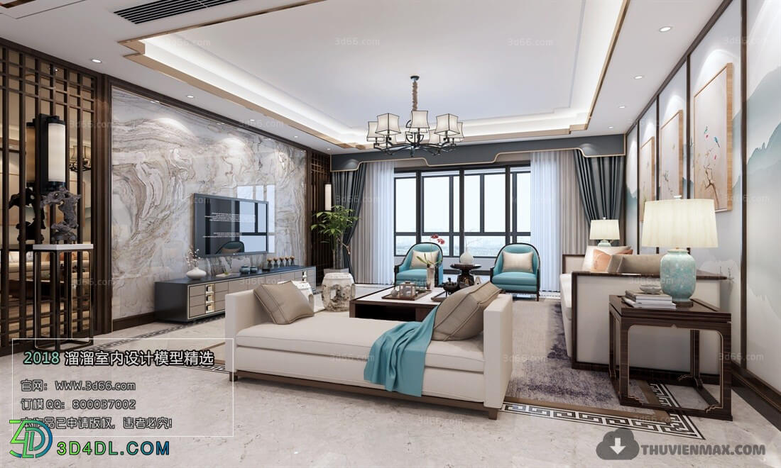 3D66 2018 Chinese Style Living Room 25649 C020