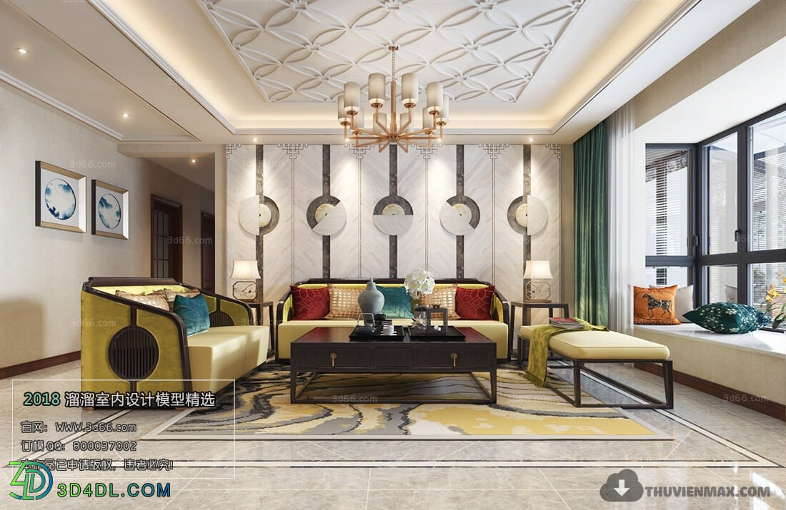 3D66 2018 Chinese Style Living Room 25653 C024