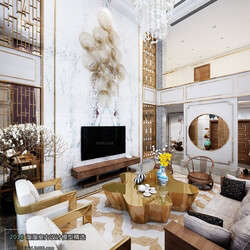 3D66 2018 Chinese Style Living Room 25657 C028 