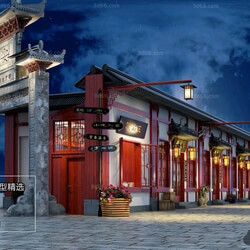3D66 2018 Chinese Style Shop 26408 C006 