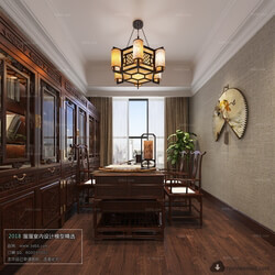 3D66 2018 Chinese Style Study Room 26154 C006 