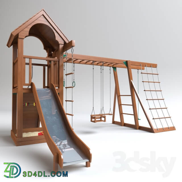 Playground structure 3D Models