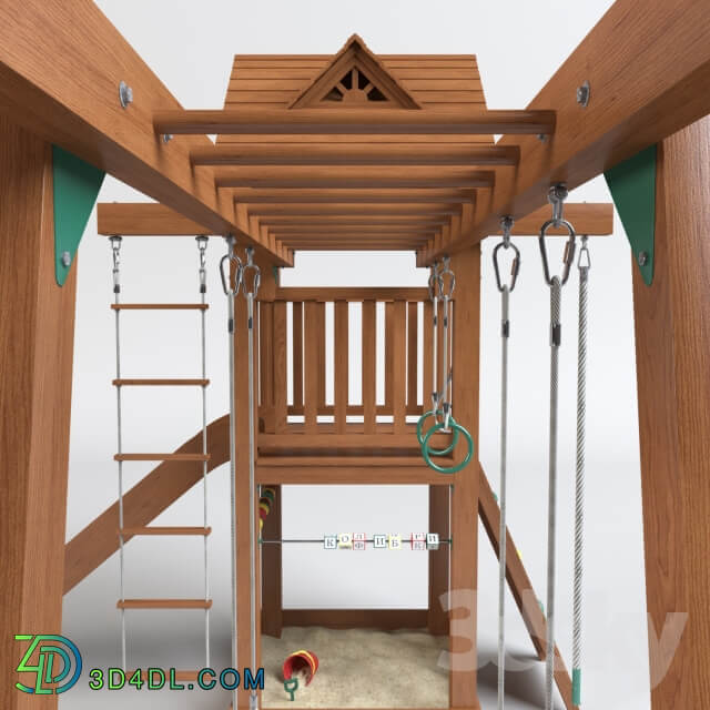 Playground structure 3D Models