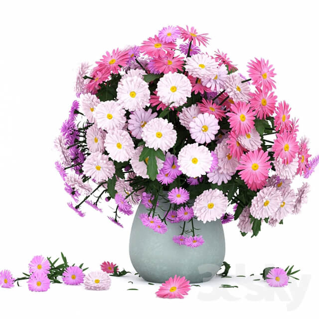 Flowers 3 3D Models