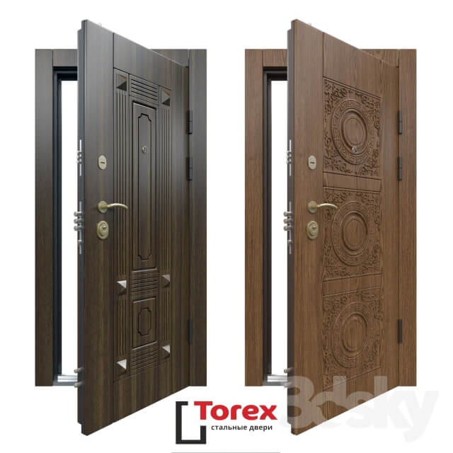 Entrance metal doors Torex