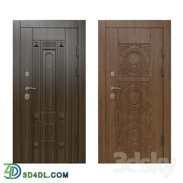 Entrance metal doors Torex