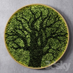 Moss wall tree Fitowall 3D Models 