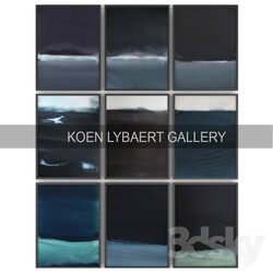 Paintings by Koen Lybaert set 3 