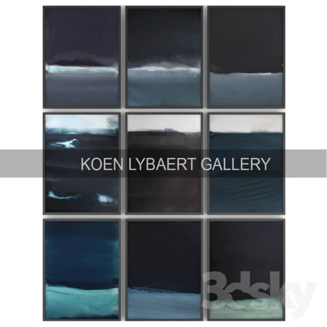 Paintings by Koen Lybaert set 3