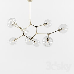 Branching Bubble Chandelier Pendant light 3D Models 