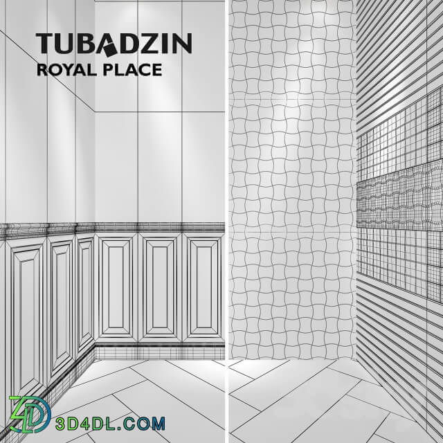 Tile Tubadzin Royal Place Tile 3D Models