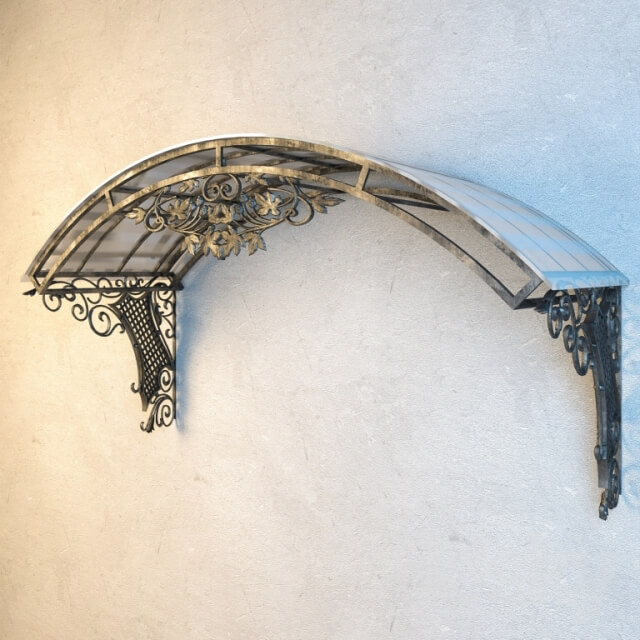 Other architectural elements forged visor